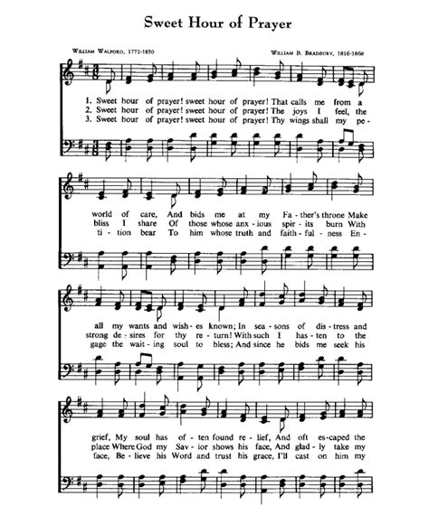 Free Printable Church Hymns