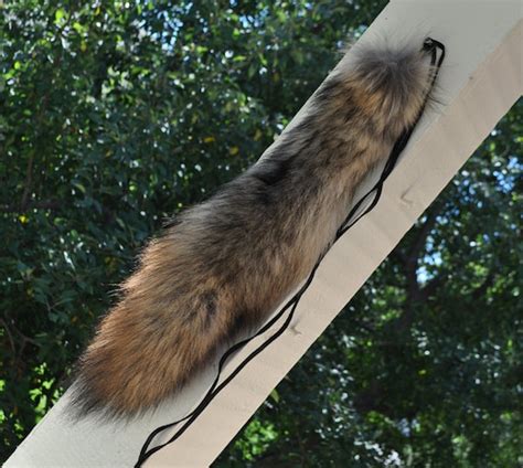 Real Beautiful Xl Wolf Tail Native American Style By Skyblaze