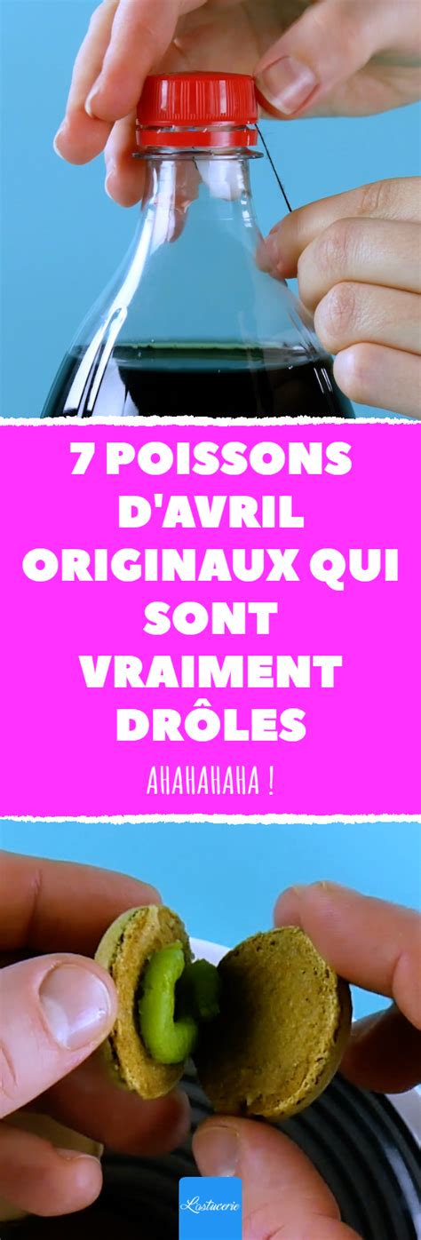 On dit poisson d'avril aux personnes à qui on a fait une farce. La majorité d'entre nous est en manque de distractions ...