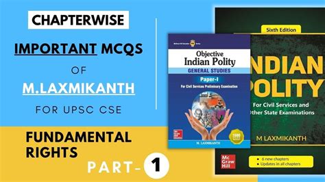 M Laxmikanth Mcq Fundamental Rights Chapter Part Indian Polity Mcq Upsc Psc