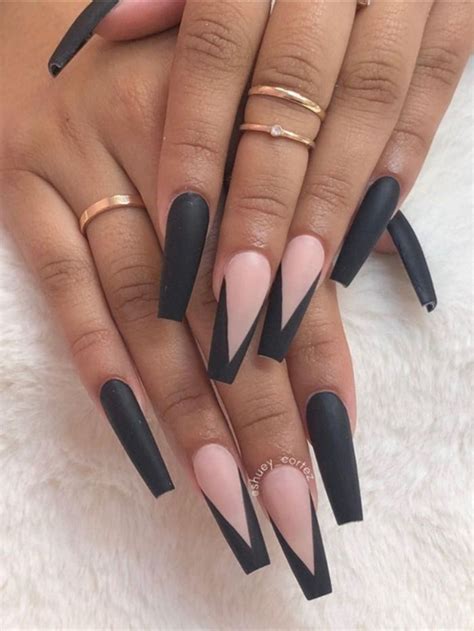 36 Fabulous Long Coffin Nails Designs You Must Try In 2020 Diy