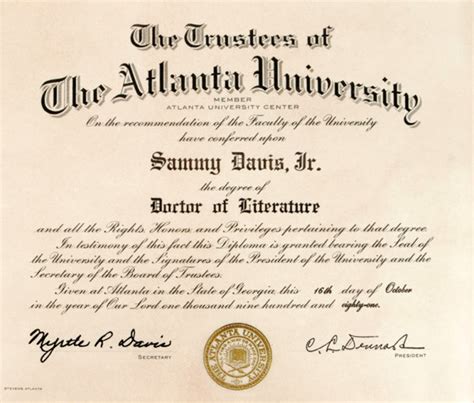 Sammy Davis Jr Pic Of The Day Honorary Degree From Atlanta University
