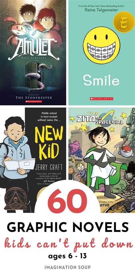 80 Best Graphic Novels For Kids Printable Middle School Books