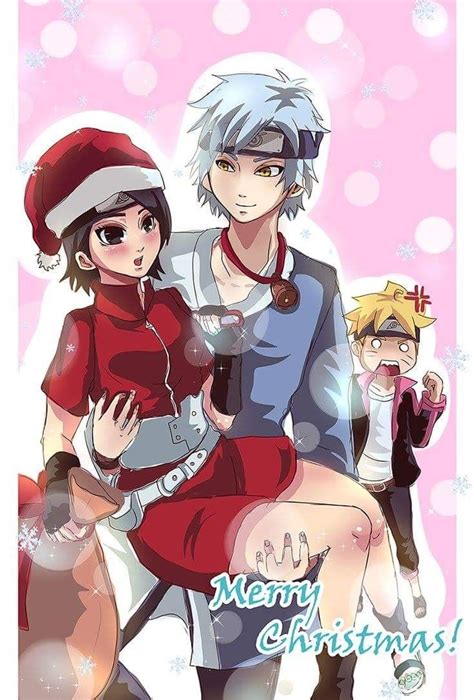 Christmas Time Boruto Is Gealous Over Mitsuki Holding Sarada ️ ️ ️