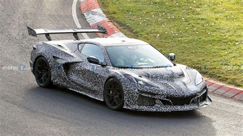 Mid Engined Chevrolet Corvette Zr1 Heads To The Nurburgring For Testing