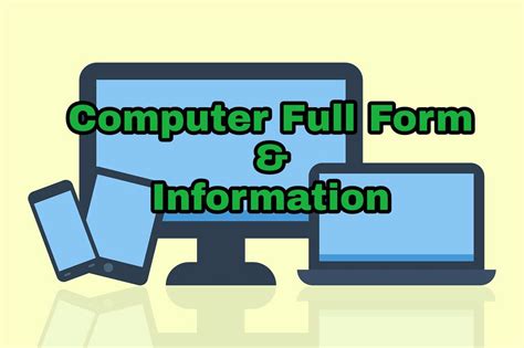 Computer Ka Full Form कंप्यूटर का फूल फ़ॉर्म