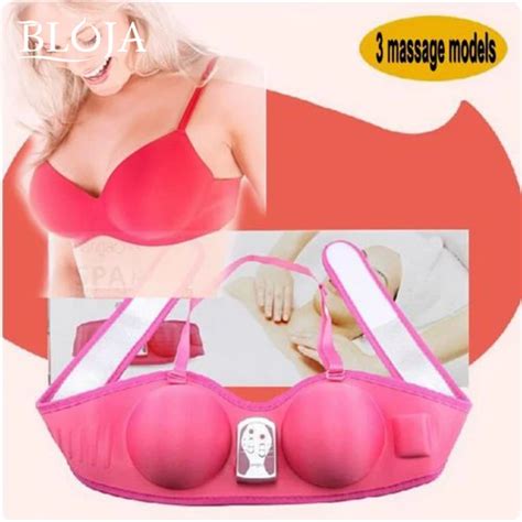 Electric Ladies Breast Enhancer Enlarge Beautiful Shape Vibrating Bra Enhance Massager Bust
