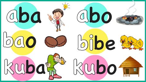 ABAKADA Tagalog Reading Practice Kinder Grade 1 At 2 YouTube