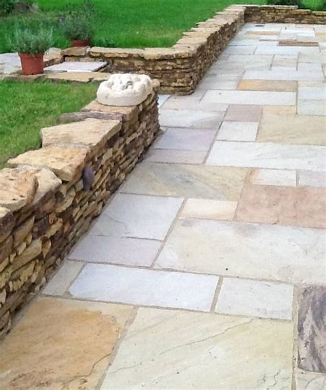 Indian Sandstone Paving Fossil Mint Horsham Stone And Reclamation