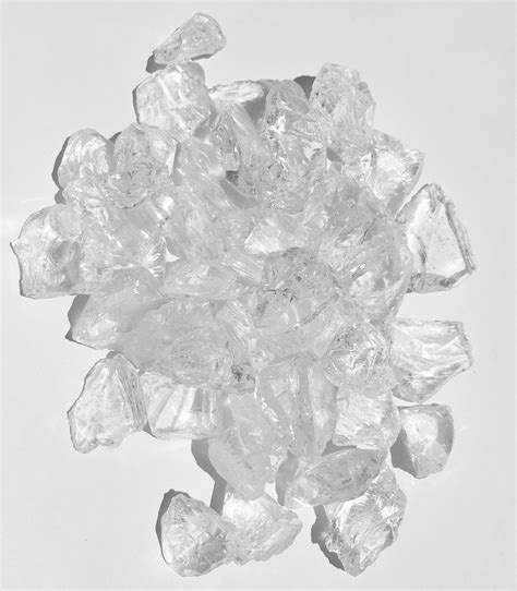 Crystal Clear Fire Pit Glass Rocks 12 1 10 Lbs