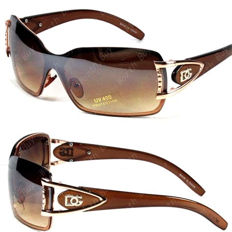 dg eyewear womens shield wrap around sunglasses fashion designer one lens shades ebay