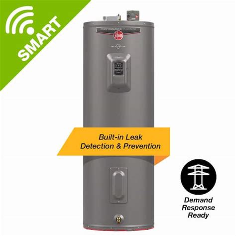 Rheem Gladiator Gal Tall Year W Electric Tank Water Heater