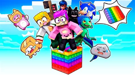 Friends In Minecraft But We Can T Touch Pop Its Insane Lankybox