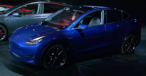 Cars Tesla Long Awaited Model Y Crossover Suv Unveiled Its A Little