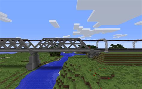 Minecraft Railroad Bridge