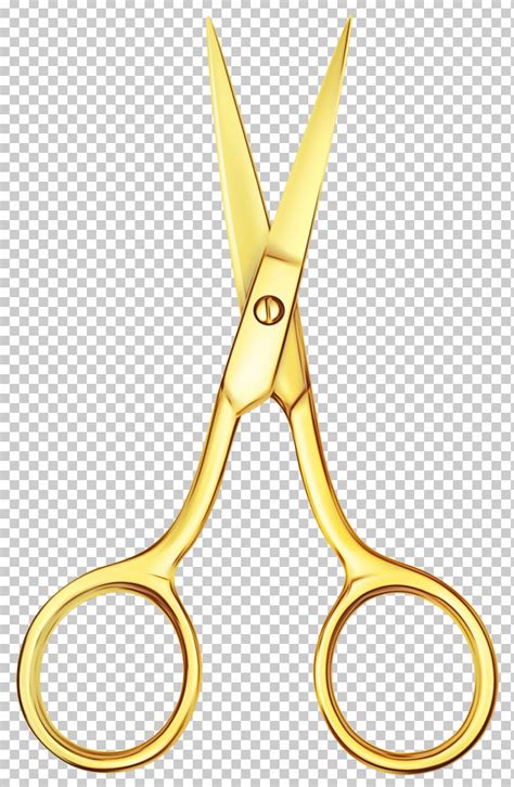 Scissors Gold Hair Scissors Icon Hair Png Clipart Barber Gold