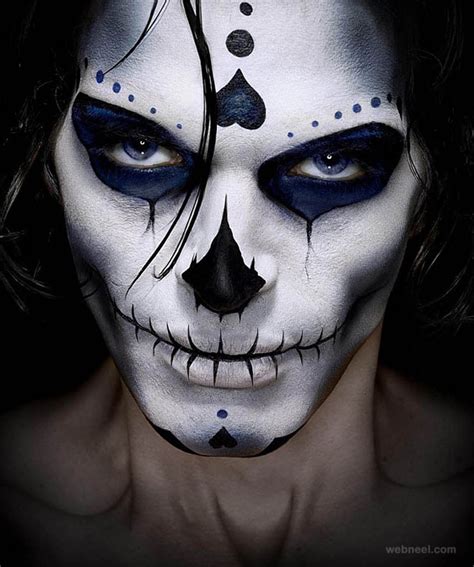 Skeleton Face Paint 21