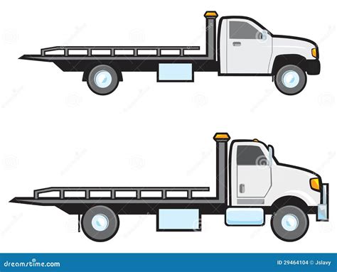 Tow Trucks Stock Vector Illustration Of Haul Plain 29464104