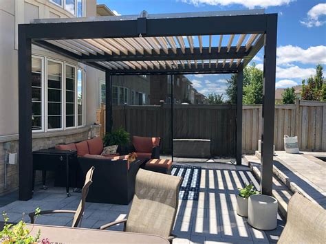 Aluminum Pergola Is A Very Functional Sunshade You Can Turn The