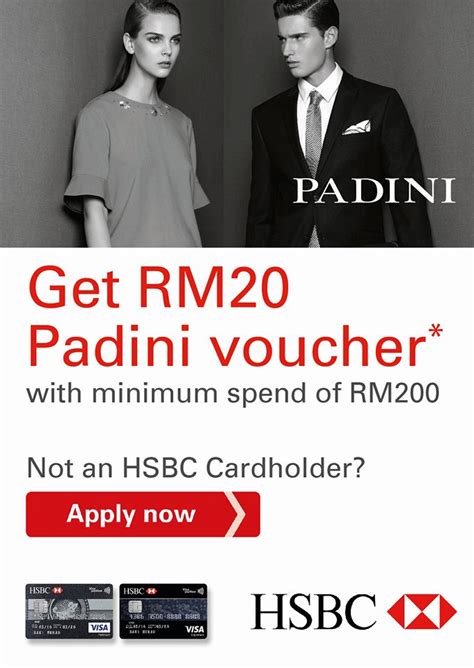 Minimum monthly payment of €12 or 5% of the outstanding balance, whichever is. HSBC Credit Card Free RM20 Padini Voucher (Minimum Purchase RM200) @ Selected Stores Until 28 ...