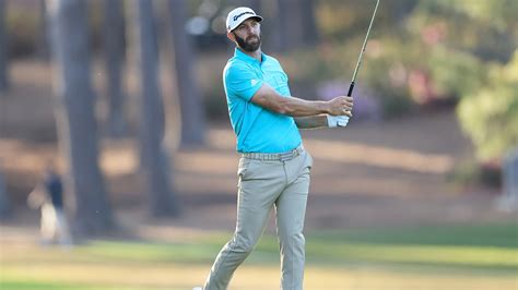 Despite Lackluster Day With Driver Dustin Johnson Near Top Of Masters