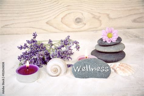 Wellness Hintergrund Spa Massage Stock Foto Adobe Stock