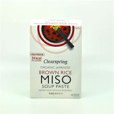 Clearspring Organic Brown Rice Miso Soup Paste 60g Spicebox Organics