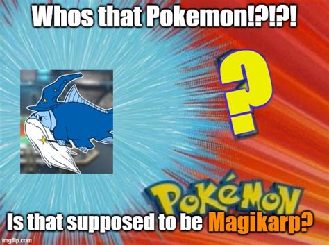 Who Is That Pokemon Imgflip