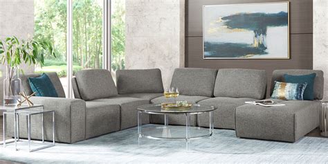 Laney Park Dark Gray 7 Pc Sectional Rooms To Go