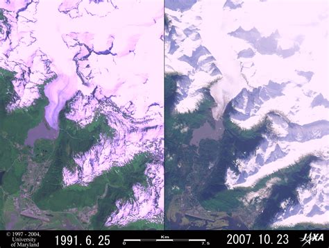 Retreat And Advance Of Glaciers In The Juneau Ice Field Southeast