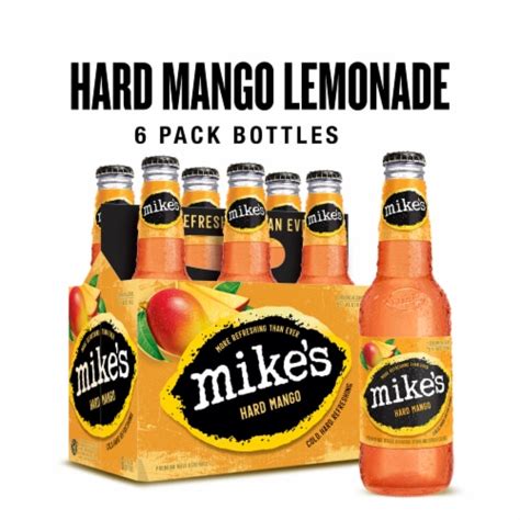 Mikes Hard Mango Lemonade 6 Bottles 112 Fl Oz Qfc