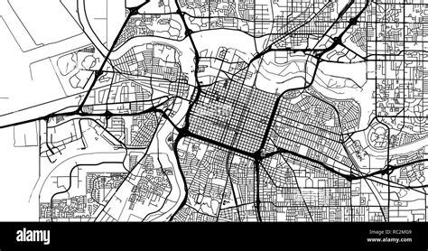 Urban Vector City Map Of Sacramento California United States Of