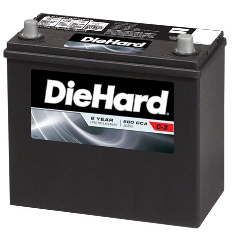 Diehard Automotive Battery 50352 Group Size Ep 51r