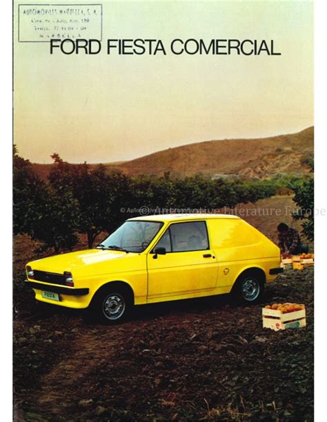 1977 Ford Fiesta Comercial Brochure Spanish