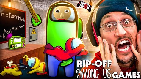 Among Us Fake Mobile Games Compilation Fgteev Ripoff Review Youtube