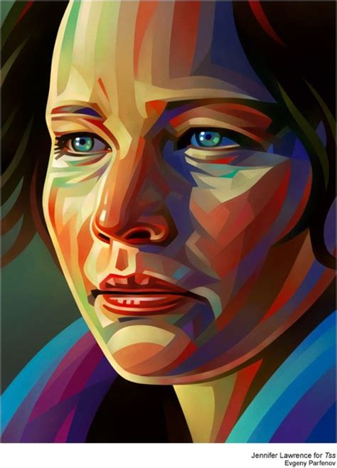 Unique Colourful Portraits Of Celebrities By Evgeny Parfenov