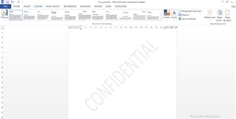 Cara Membuat Watermark Pada Microsoft Word 2013 Kursus Komputer Lkp Naura