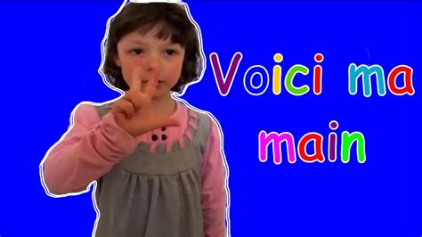 Voici ma main. Poésie pour les enfants. #французскийязык - YouTube