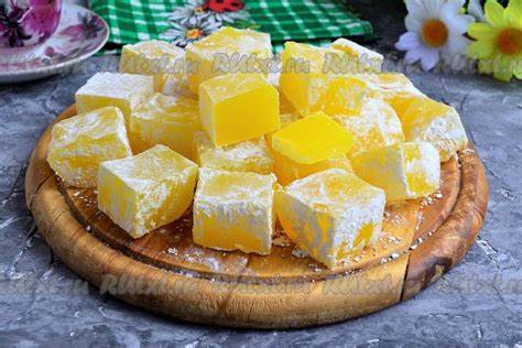 Рахат лукум и диеты Рахат-лукум из апельсинового сока: 11 фото в рецепте Рахат-лукум из апельсинового сока: 11 фото в рецепте Рахат лукум и диеты
