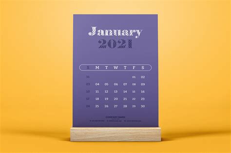 Unique And Creative Desk Calendar 2021 On Behance