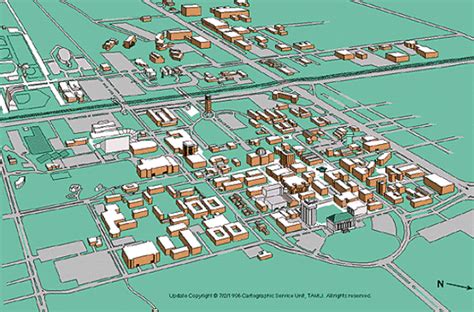 Texas A M Campus Map Map Of World