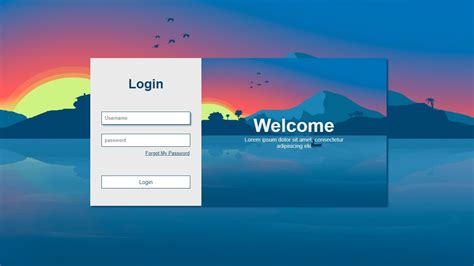 How To Create Login Form Page Design Using Html And Css Html Gambaran