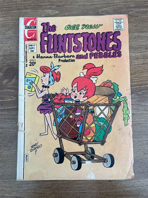 The Flintstones 17 Vg Charlton Comic Book Hanna Barbera Pebbles Dirgo