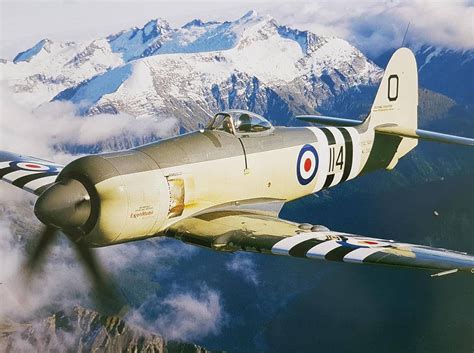 Hawker Sea Fury Vintage Aircraft Wwii Fighter Planes Aircraft