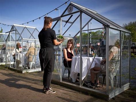 Dutch Restaurant Introduces Quarantine Greenhouses For Diners To Eat