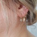Gold Huggie Hoop Earrings By Misskukie Notonthehighstreet Com