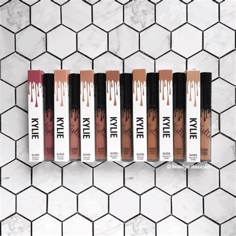 Kylie Cosmetics Glosses Shades Left To Right Posie K Koko K Candy K