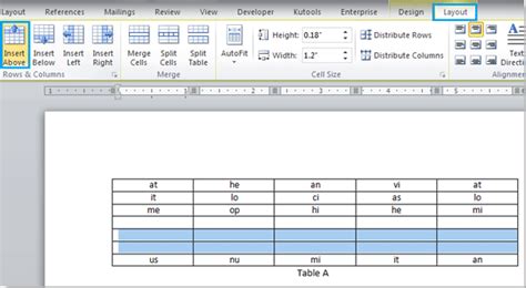 How To Add More Rows In Word Table