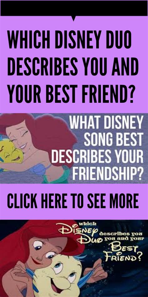 Which Disney Duo Describes You And Your Best Friend Disney Duos
