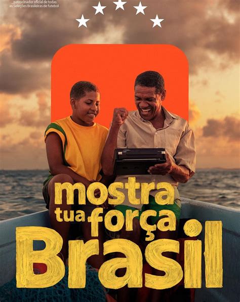 Two Men Sitting In A Boat With The Caption Mostra Tua Forca Brasil